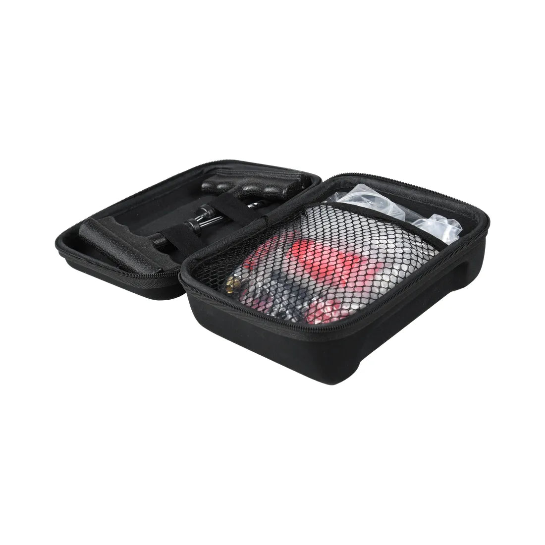 Macna Bandenreparatie Kit with tools and patches for repairing motorcycle or bicycle tires, compact and easy to use.