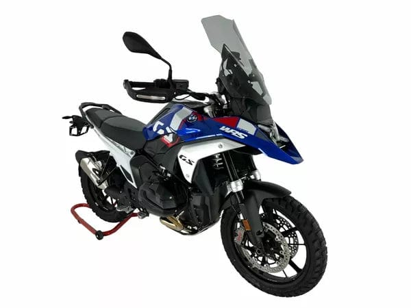 WRS Caponord Plus windscherm for R1300GS, transparent or smoked, motorcycle windscreen with clear or tinted design.