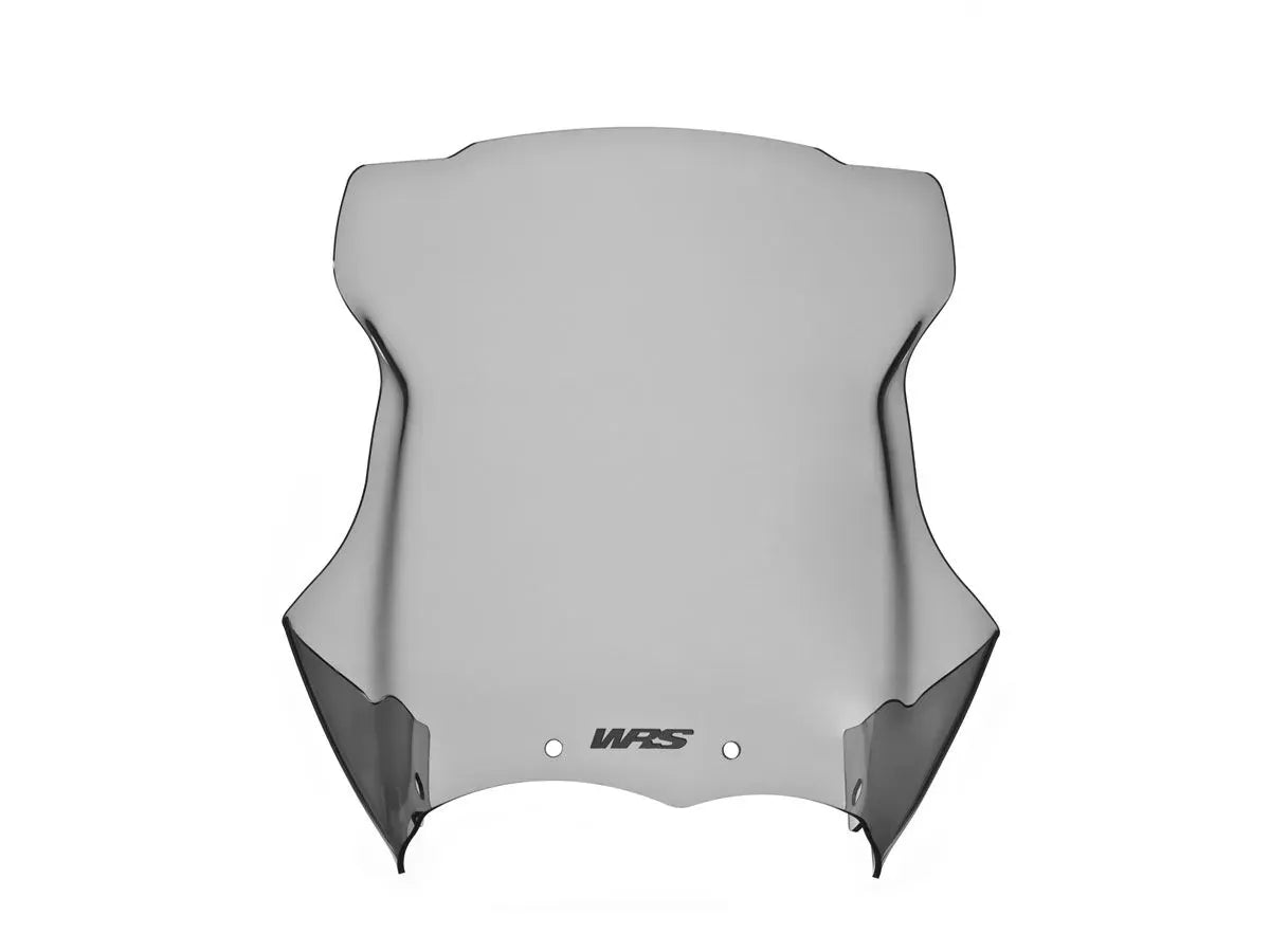 WRS Intermedio windscherm for BMW R 1200 GS and GSA 2004-2014, motorcycle windscreen with clear shield and mounting brackets