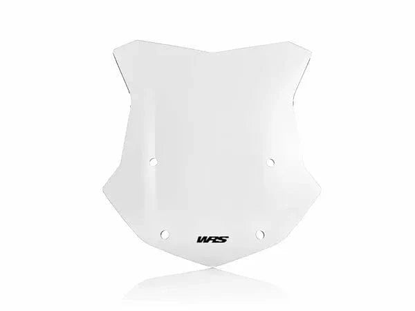 WRS Sport windscherm for BMW R1200GS, R1250GS, and Adventure motorcycle, providing aerodynamic protection.