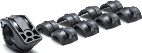 SW-Motech crashbar light mount kit for 22-28mm crashbars, durable bevestigingsmaterialen for motorcycle lighting installation.