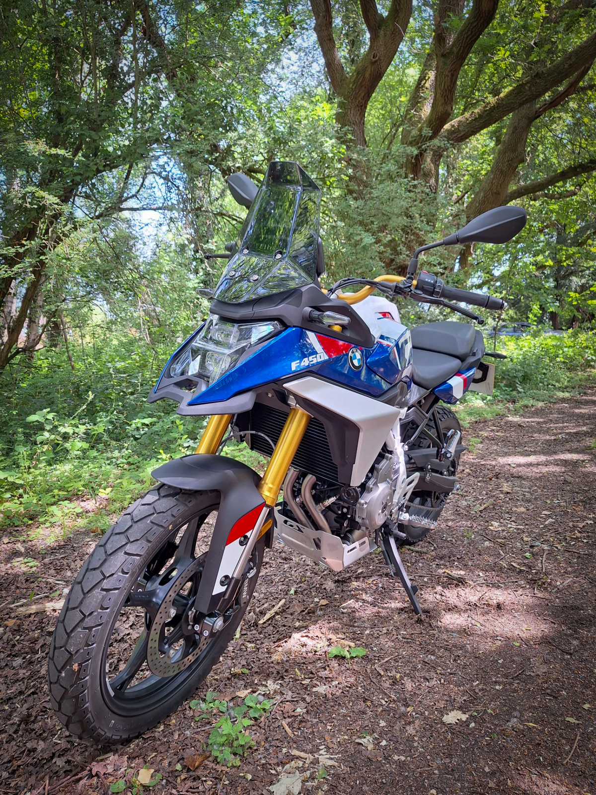 BMW F 450 GS voorkant