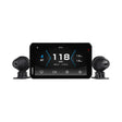ApexMoto Chigee AIO-5 EVO motorcycle smart riding system displayed on a sleek control panel with digital display and buttons.