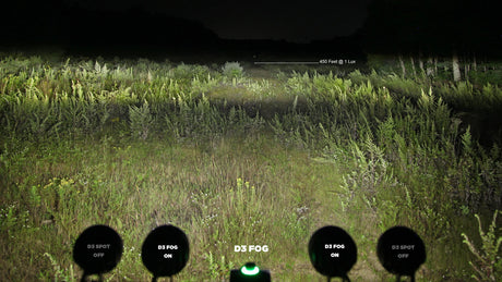 Denali D3 Mistlamp met DataDim™ Technology - ApexMoto