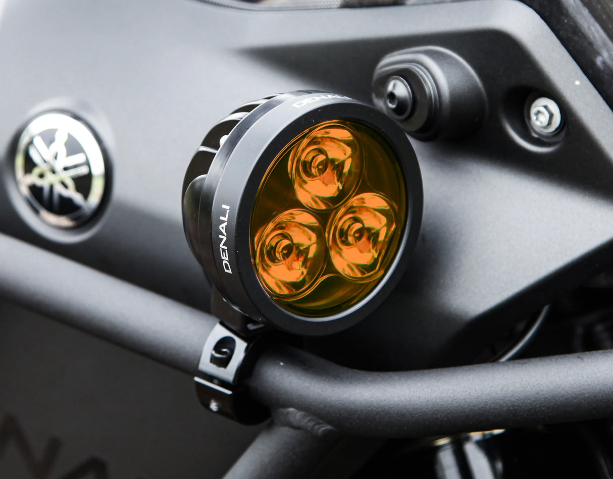 Denali D3 TriOptic Lens kit voor rijverlichting - Oranje - ApexMoto
