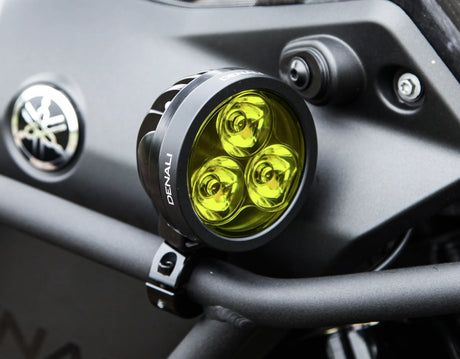 Denali TriOptic Lens Kit voor D3 Rijverlichting - Geel - ApexMoto