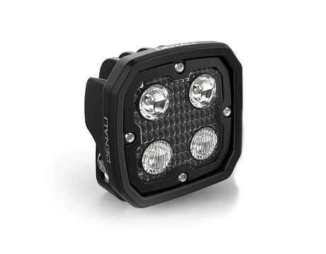 Denali BMW R1250GS Adventure D4 CANsmart™ bundle with D4 pod and wiring, designed for motorcycle lighting and signal integration.
