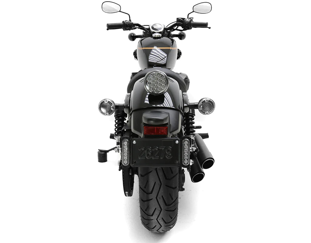 B6 Dual LED remlicht kit met nummerplaat montage - ApexMoto