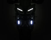 Dagrijverlichting Kit met offset mount - Wit of Oranje - ApexMoto
