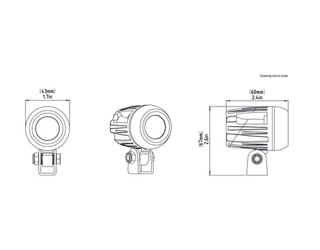 Denali DM LED Light Pod met DataDim™ Technology - ApexMoto