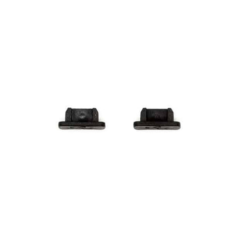 ApexMoto Micro USB dust covers, reserveonderdeel, shown in black with open and closed views on a white background.