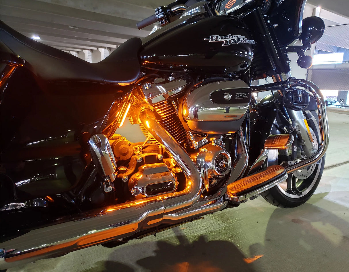 Dagrijverlichting Kit met offset mount - Wit of Oranje - ApexMoto