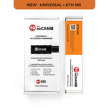 HEX ezCAN PURE from Hex Innovate, a compact electronic control unit for KTM motorcycles, shown in the product image.