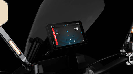Chigee SR-1 Radar System with dead-angle detection feature, mounted on a vehicle for enhanced safety and obstacle monitoring.