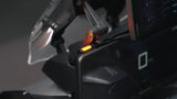 Chigee SR-1 radar system for blind spot detection, showing device mounted on vehicle with radar sensors and display screen.