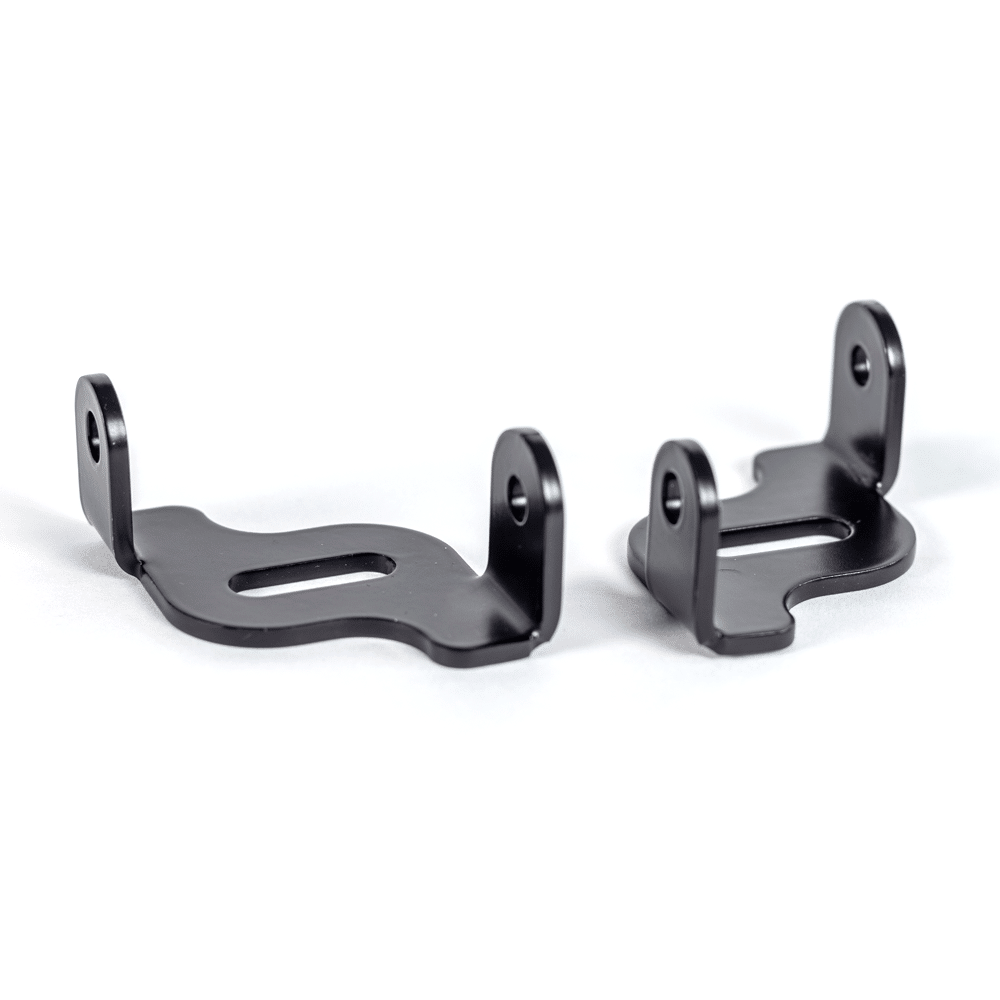 Hex Innovate BMW Type 1 mounting bracket for BMW R 1300 GS, shown in black, designed for secure installation of lighting.