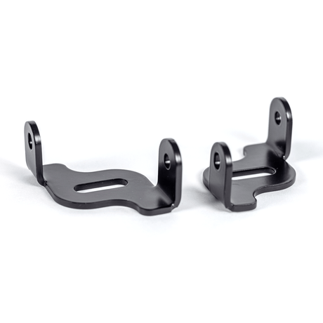 Hex Innovate BMW Type 1 mounting bracket for BMW R 1300 GS, shown in black, designed for secure installation of lighting.