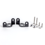 Hex Innovate BMW Type 1 mounting bracket for BMW R 1300 GS, shown in black, designed for secure installation of lighting accessories.