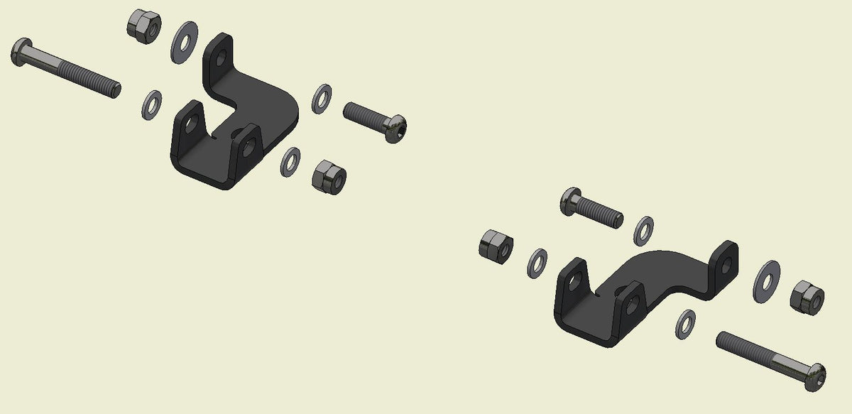 A Bike Thing Light Mounting Adapter voor BMW R1300GS