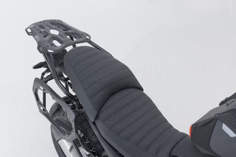 SW-Motech Trax Adventure kofferset for BMW R1300GS, durable motorcycle luggage set with black hard cases and mounting hardware.