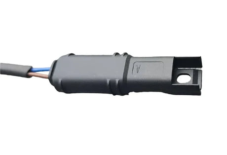 Blue ApexMoto daytime running light and turn signal for 1300GS handlebar covers, motorcycle lighting accessory.