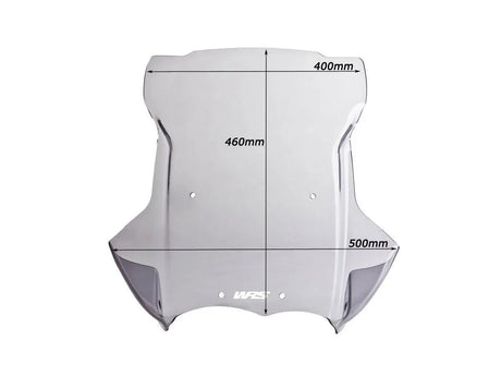 WRS touring windscherm for BMW R 1200 GS and GSA 2004-2014, clear protective screen for motorcycle wind protection
