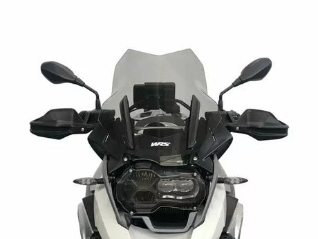 WRS standard windscherm for BMW R1200 GS, R1250GS, and Adventure motorcycle, offering wind protection and improved aerodynamics.