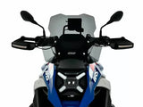 WRS standaard windscherm in dark smoked tint for Radar R1300 GS and Adventure motorcycle, providing wind protection.