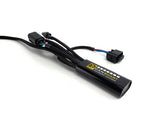 Denali CANsmart Gen 2 for Honda Africa Twin 1100 motorcycle, compact electronic control module, black with wiring.