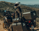 Denali CANsmart Gen 2 for Honda Africa Twin 1100 motorcycle, smart CAN bus controller, black device with wiring connectors.