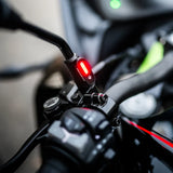 Innovv ThirdEYE BSD System mirror version for motorcycle, featuring dodehoekdetectie (blind spot detection) technology.