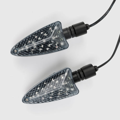 Weiser LED multifunctional indicator lights for rear vehicle signaling, featuring plug-and-play design and bright flashing function.