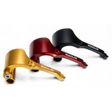 Roadlok XRA Eurosport ART4 100mm disc lock on BMW R1250GS and R1200 LC motorcycle brake disc, showing secure locking mechanism.