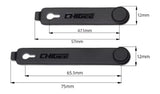 Chigee silicone kabelbeheerset with multiple cable management accessories in various sizes for organized wiring.
