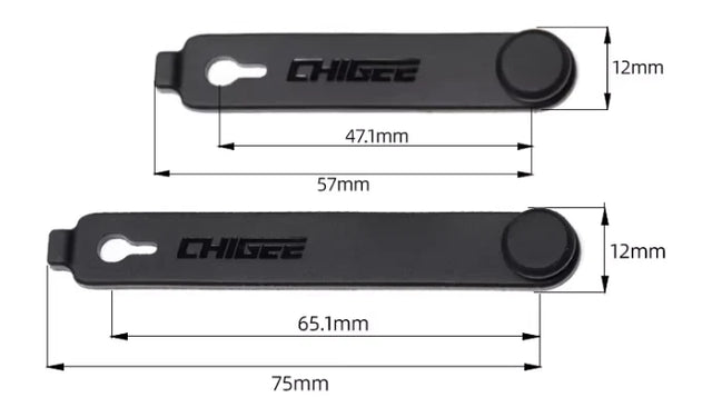 Chigee silicone kabelbeheerset with multiple cable management accessories in various sizes for organized wiring.