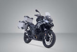 SW-Motech Trax Adventure kofferset for BMW R1300GS Adventure motorcycle, durable hard cases with secure latches.