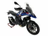 WRS Caponord Plus windscherm for R1300GS, transparent or smoked, mounted on motorcycle showing clear view and sleek design.
