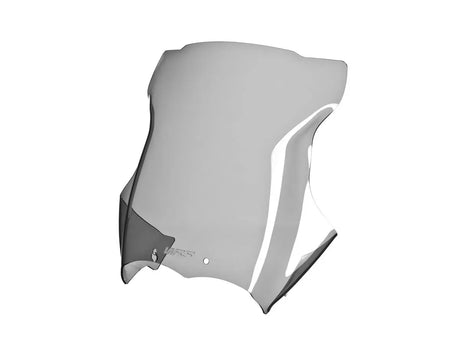WRS Intermedio windscherm for BMW R 1200 GS and GSA 2004-2014, motorcycle windscreen with clear shield and mounting hardware.