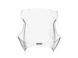 WRS Intermedio windscherm for BMW R 1200 GS and GSA 2004-2014, mounted on motorcycle, black windscreen for touring and protection