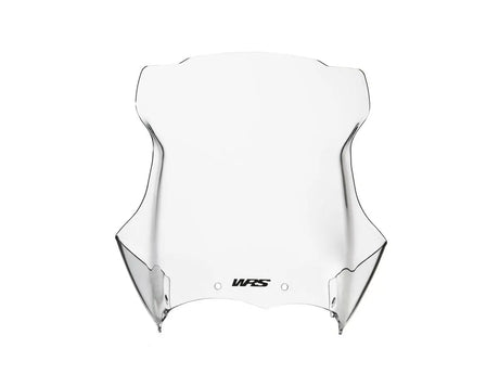 WRS Intermedio windscherm for BMW R 1200 GS and GSA 2004-2014, mounted on motorcycle, black windscreen for touring and protection