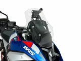 WRS Standaard Plus windscherm in transparant or smoked for BMW R1300GS motorcycle, providing wind protection.