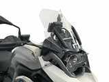 WRS standard windscherm for BMW R1200 GS, R1250 GS, and Adventure motorcycle, providing wind protection and improved aerodynamics.