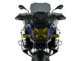 WRS Touring Plus windscherm with radar for BMW R1300GS Adventure motorcycle, providing wind protection and advanced radar features.