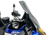 WRS Touring Plus windscherm with radar for BMW R1300GS Adventure motorcycle, providing wind protection and aerodynamics.