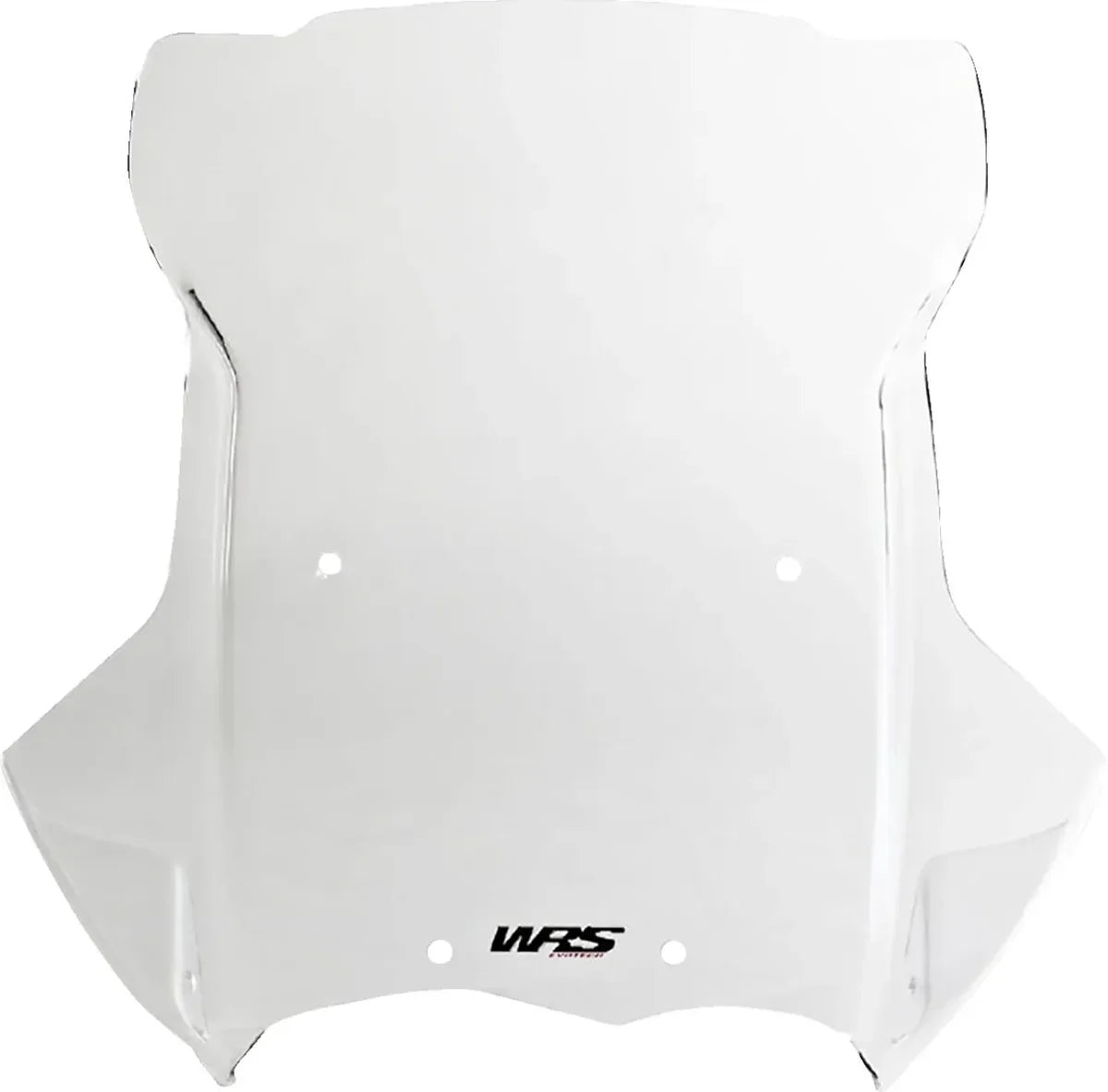 WRS Touring windscherm for BMW R 1200 GS and GSA 2004-2014, clear acrylic motorcycle windscreen, mounted on bike.