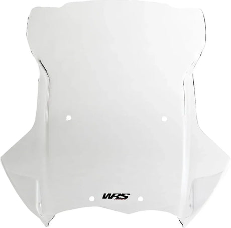 WRS Touring windscherm for BMW R 1200 GS and GSA 2004-2014, clear acrylic motorcycle windscreen, mounted on bike.