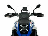 WRS Windscherm Touring Plus transparent or smoked for BMW R1300GS GSA motorcycle, showing the windscreen profile and mounting points.
